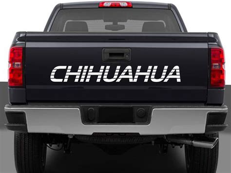 Chihuahua Mexico Truck Decal Sticker Tailgate For Chevy Silverado Gmc