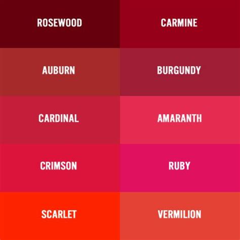 🆚what Is The Difference Between Red And Vermilion Red Vs