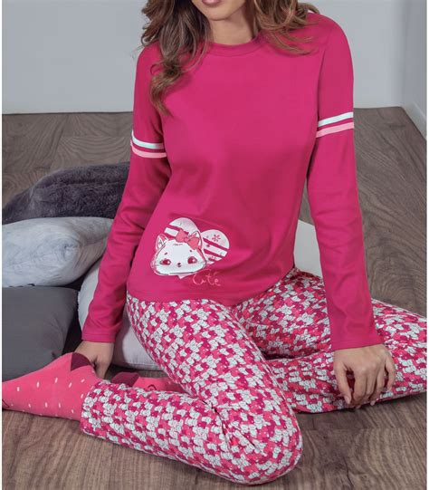 Pijama Mujer Marie Claire 97205 Tallas 44 Colores Magenta