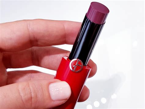 Giorgio Armani Ecstasy Shine Lipstick Review New Lipstick On