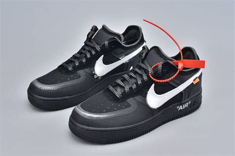 2018 Nike Air Force 1 Low Off White Black White