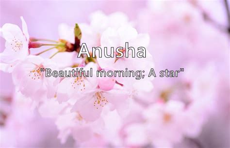 Anusha What Does The Girl Name Anusha Mean Name Image