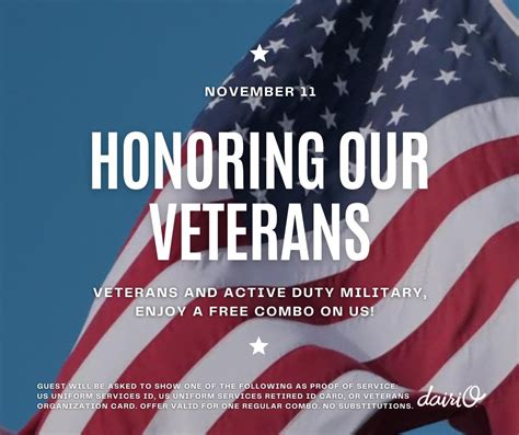 Dairi O On Twitter Veterans Day Is This Friday As A Way To Show Our Appreciation For The