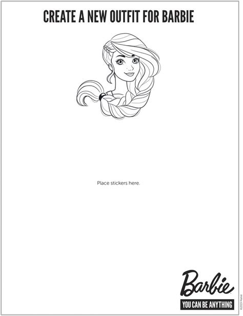 Barbie New Coloring Pages With Fun Activity For Kids Barbie Coloring