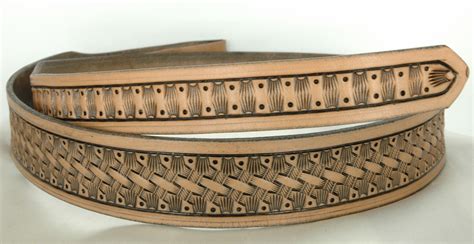 Hand Tooled Western Leather Belts Custom Leather Belts Lone Tree