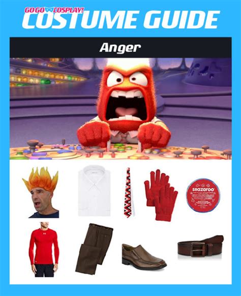 Anger Costume From Inside Out Diy Guide For Cosplay And Halloween