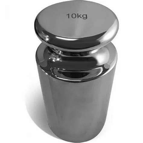 Stainless Steel Mirror Finish 10 Kg Ss Calibration Weight Id