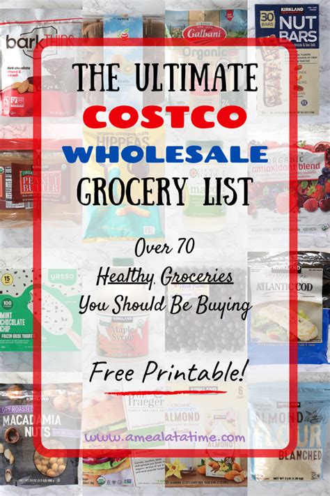 The Ultimate Costco Wholesale Grocery List Artofit