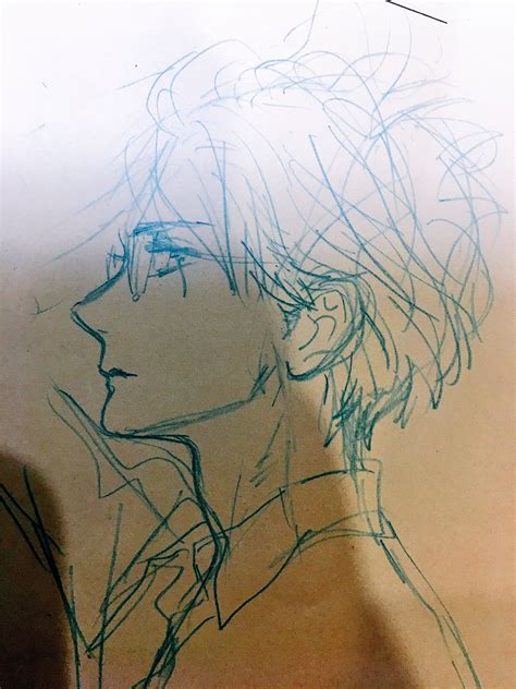 Profile Drawing Guy Drawing Manga Drawing Drawing Faces Drawing