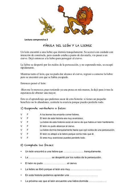 Comprensión De Lectura Para Niños 4° Grado Primaria Spanish Lessons For