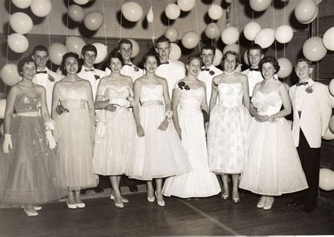 Vintage Everyday Pictures Of High School Proms In The 1940s And 1950s