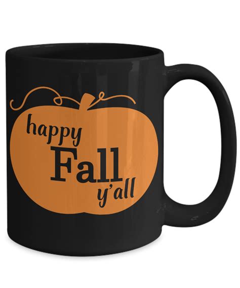 See more ideas about halloween, halloween coffee, coffee. Happy Fall Y'All - Fall Themed Coffee Mug Pumpkin ...