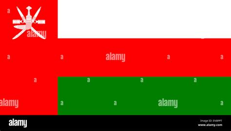 Sultanate Of Oman Flag High Resolution Stock Photography And Images Alamy