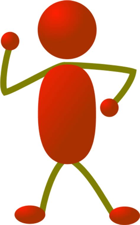 Download Stickman Waving And Happy Stick Man Walking Clipart 36851 Images