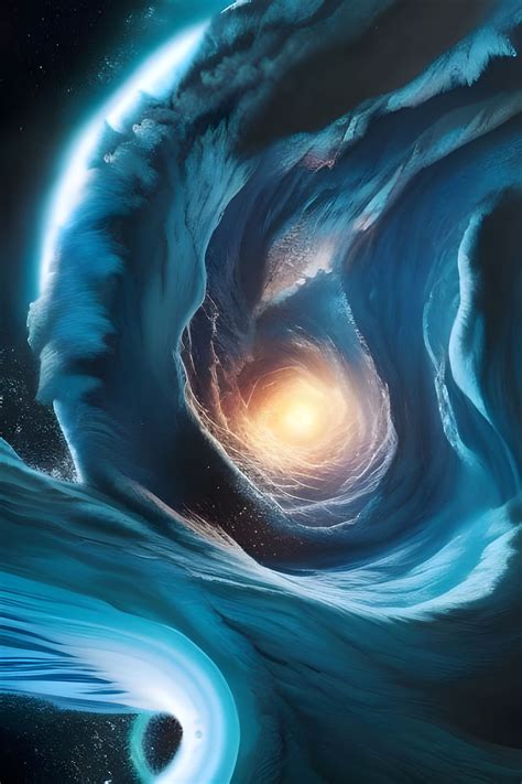 Space Tidal Wave - AI Generated Artwork - NightCafe Creator