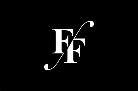 Ff Monogram Logo Design By Vectorseller