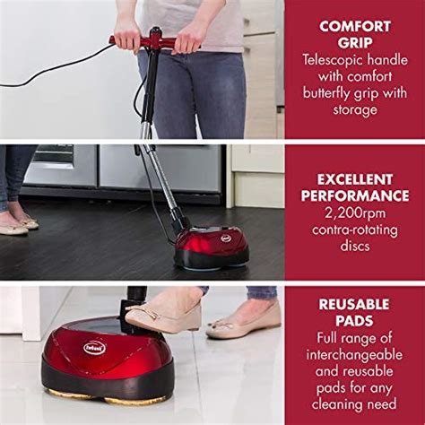 Ewbank Ep170 All In One Floor Cleaner Scrubber And Polisher Red