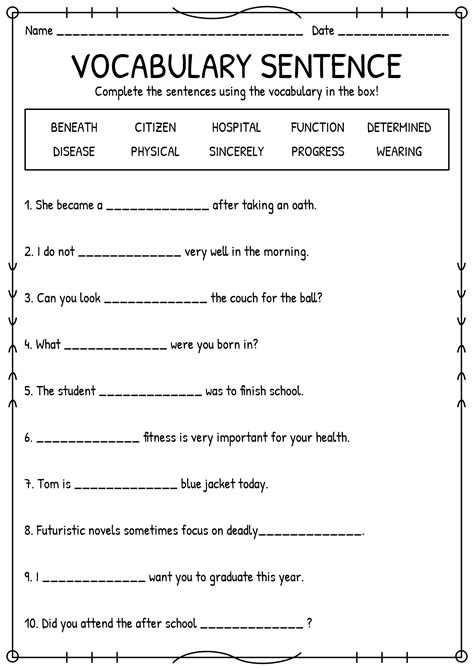 Th Grade Vocabulary Worksheets Printables And Resources SexiezPix Web Porn