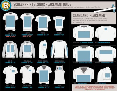 Vinyl Shirt Placement Guide Printable