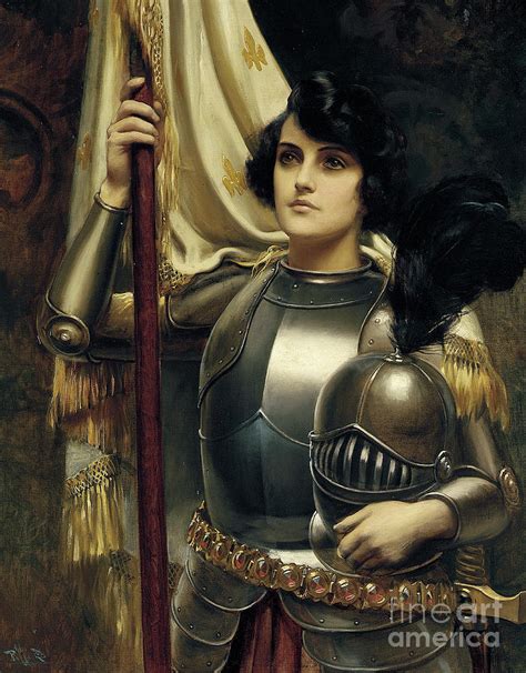 Joan Of Arc Painting By Harold Hume Piffard Pixels Merch