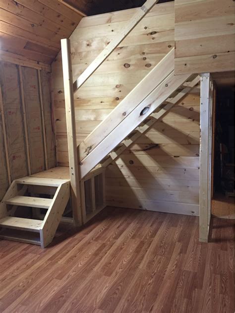 Summer Project Loft Stairs Small Cabin Forum