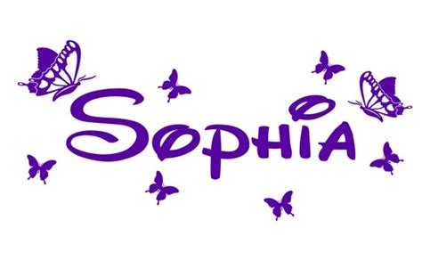 New Personalized Butterflies Name Nursery Vinyl Wall Decal