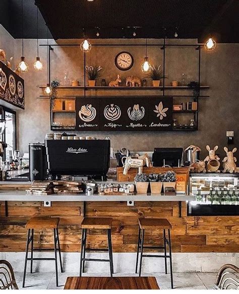 Restaurant Café In 2019 Industrial Coffee Shop Coffee Shop
