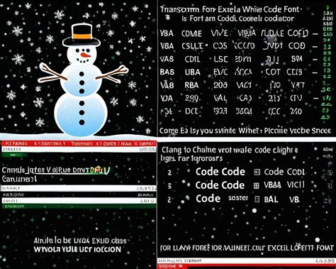 Step By Step Guide On Excel Vba Code For Font Color White