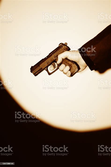 Detective Male Spy Holding Pistol Gun Crime Thriller Book Cover Design