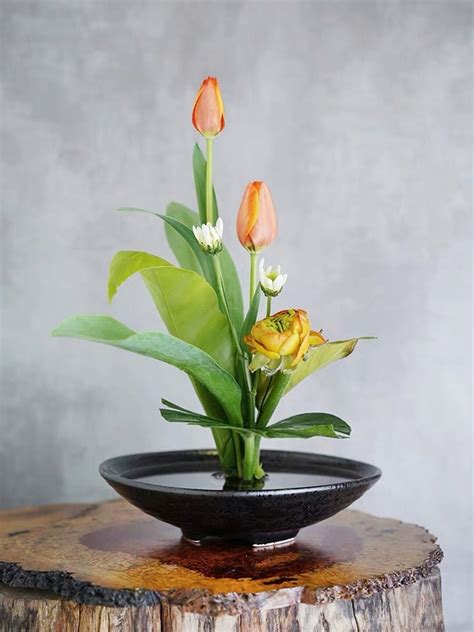 Vintage Ikebana Vase Setceramic Vase Kenzan Flower Arrangement Kenzan