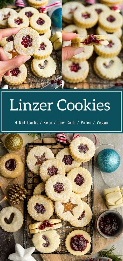 Linzer Cookies Paleo Keto Vegan Low Carb Life Made Sweeter