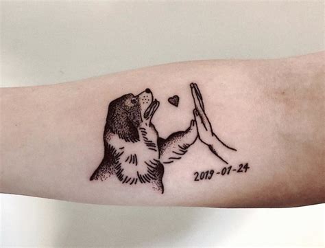 Tatuajes Perros Diseños Populares Del Tatuaje Del Perro Para Amantes