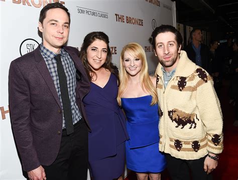 Melissa Rauch The Big Bang Theory Cast Celebrate The Bronze Variety