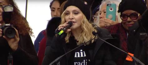 See Madonnas Powerful Speech At Womens March On Washington Rolling Stone