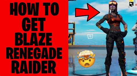 This is how i got my renegade raider. How to Get NEW BLAZE RENEGADE RAIDER SKIN in Fortnite ...