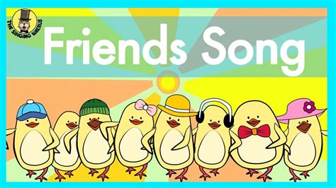 Friends Song Verbs Song For Kids The Singing Walrus Youtube