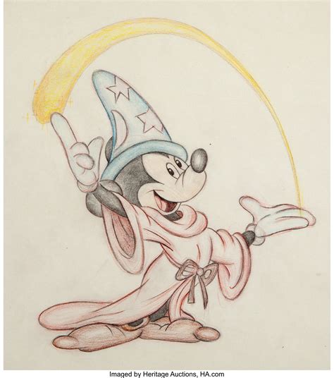 Fantasia Mickey Mouse As The Sorcerers Apprentice Classic Pose Lot