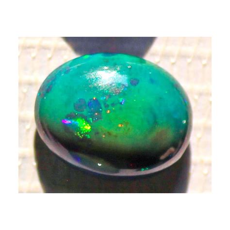 4 Carat 100 Natural Black Opal Gemstone Product No 259