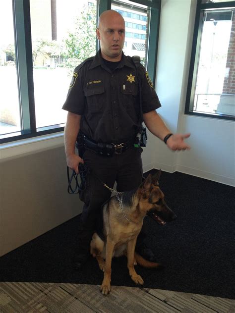 Muskegon County Sheriff's Office K-9 deputy Rex pays a visit to MLive