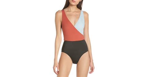 Solid And Striped Ballerina One Piece Swimsuit Swimsuits To Wear In