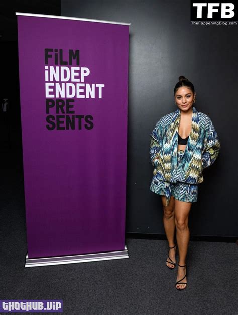 Sexy Vanessa Hudgens Flashes Her Sexy Legs At The Film Independent Screening Of “tick Tick