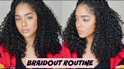 For this stretched looked do you braid out on hair that has been blown out or lightly flat ironed. HOW TO: Braid Out Routine on Blown Out Hair - YouTube