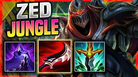 Zed Jungle With New Buffs On Clear Speed Challenger Plays Zed Jungle