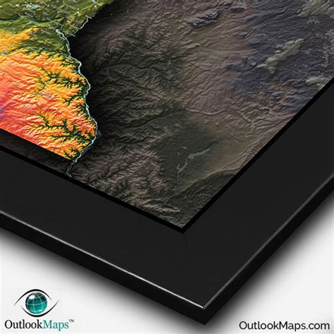 Colorful Minnesota Topography Map 3d Physical Terrain