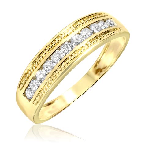 Popular amazing mens wedding rings of good quality and at affordable prices you can buy on aliexpress. 3/4 Carat T.W. Diamond Ladies' and Men's Wedding Rings 14K ...