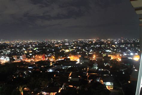 Pemandangan Kota Bandung Di Malam Hari