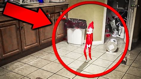 Elf On A Shelf Caught On Camera And Spotted Moving In Real Life Youtube