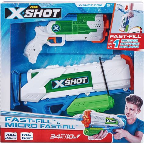 X Shot Fast Fill Water Guns 2 Pack Woolworths