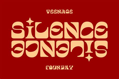 Silence Font By Teenagefoundry · Creative Fabrica
