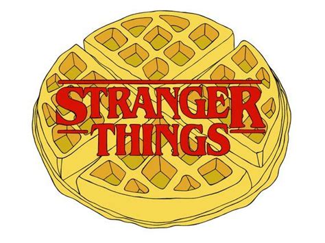 Stranger Things Print Stranger Things Netflix Waffles Eggos Art